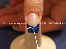 Nailart Liner in der Farbe weiß