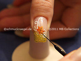 Nailart Liner in der Farbe schwarz
