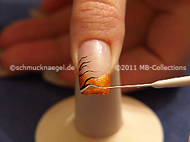 Nailart Liner in der Farbe weiß