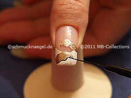 Nailart Liner in der Farbe schwarz