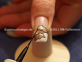 Nailart Liner in der Farbe schwarz