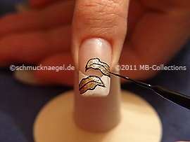Nailart Liner in der Farbe schwarz