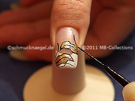 Nailart Liner in der Farbe schwarz