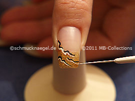 Nailart Liner in der Farbe weiß