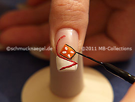 Nailart Liner in der Farbe schwarz