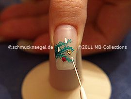 Nailart Liner in der Farbe weiß