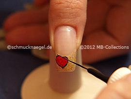 Nailart Liner in der Farbe schwarz