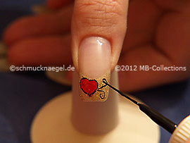 Nailart Liner in der Farbe schwarz