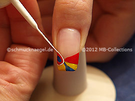 Nailart Liner in der Farbe weiß