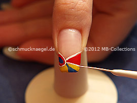 Nailart Liner in der Farbe weiß