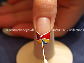 Nailart Liner in der Farbe weiß