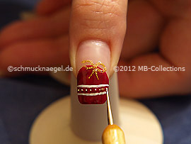 Nailart Bouillons in gold
