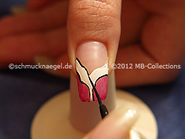 Nailart Liner in der Farbe schwarz