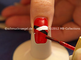 Nagellack in der Farbe rot