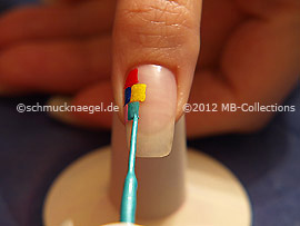 Nailart Liner in der Farbe türkis