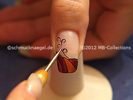 Mikroperlen in rosa und Spot-Swirl
