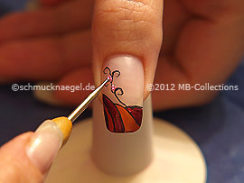 Mikroperlen in rosa und Spot-Swirl