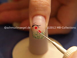 Nailart Liner in der Farbe weiß