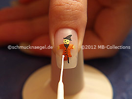 Nailart Liner in der Farbe weiß