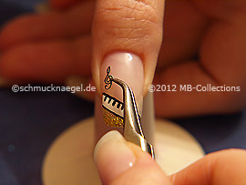 Nailart Sticker mit Musiknoten
