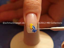 Nailart Liner in der Farbe weiß