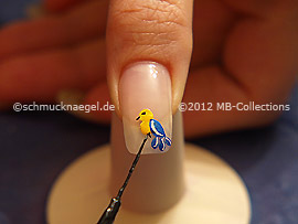 Nailart Liner in der Farbe schwarz