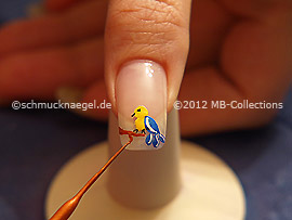 Nailart Liner in der Farbe braun