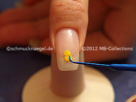 Nailart Liner in der Farbe blau