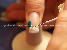 Nailart Liner in der Farbe weiß