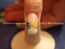 Weihnachtsmotiv 20 - Nailart Motiv 341