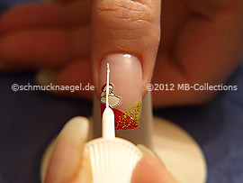 Nailart Liner in der Farbe weiß