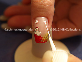 Nailart Liner in der Farbe weiß