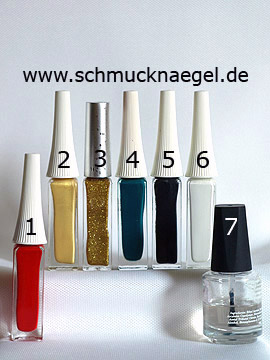 Produkte für das Design 'Weihnachtsstern als Weihnachtsmotiv' - Nailart Liner