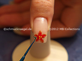Nailart Liner in der Farbe dunkelgrün
