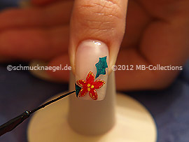 Nailart Liner in der Farbe schwarz
