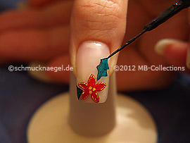 Nailart Liner in der Farbe schwarz