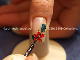 Nailart Liner in der Farbe schwarz