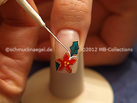 Nailart Liner in der Farbe weiß