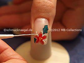 Nailart Liner in der Farbe weiß