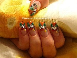 Landschaft als Fingernagel Dekoration