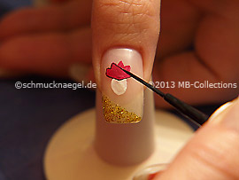 Nailart Liner in der Farbe schwarz