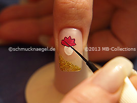 Nailart Liner in der Farbe schwarz