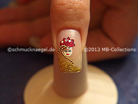 Karneval Motiv 5: Nailart Motiv 348