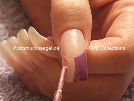 Nagellack in der Farbe rosa