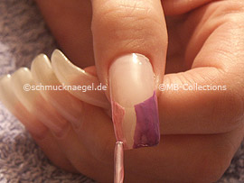 Nagellack in der Farbe rosa