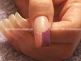 Nagellack in der Farbe rosa