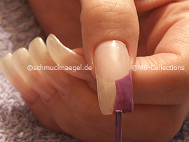 Nailart Pen in der Farbe lila