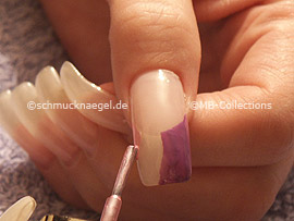 Nagellack in der Farbe rosa