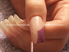 Nagellack in der Farbe rosa