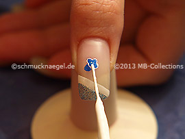 Nailart Liner in der Farbe weiß